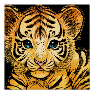 PÓSTER PEQUEÑO TIGRE