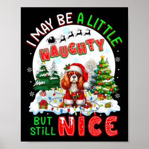 Póster Pequeño travieso, pero agradable Navidad Caballero