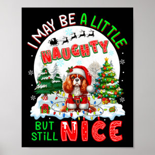 Póster Pequeño travieso, pero agradable Navidad Caballero