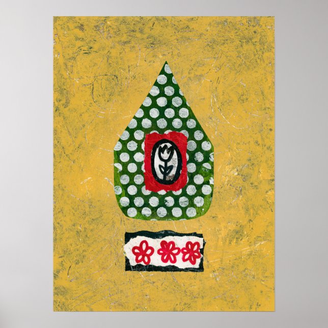 Póster Pequeño Tulip Poster Wall Art (Frente)