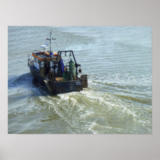 Póster Pequeño vagabundo, puerto de la bahía de Cardiff