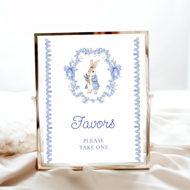 Póster Pequeños conejitos azules de Baby Shower favoritos (Subido por el creador)