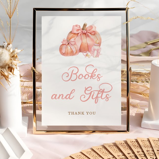 Póster Pequeños libros de calabaza y Baby Shower de regal (Subido por el creador)