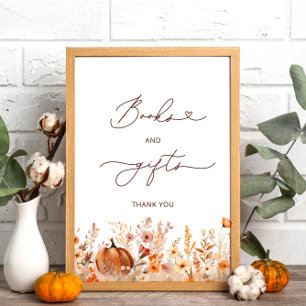 Póster Pequeños libros de calabaza y regalos de Baby Show