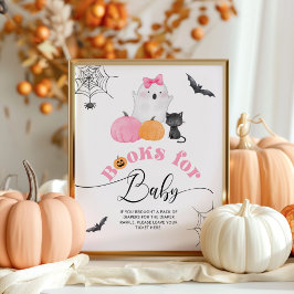 Póster Pequeños libros de Halloween para bebés