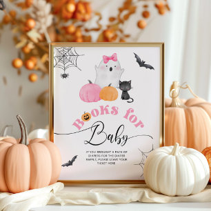 Póster Pequeños libros de Halloween para bebés