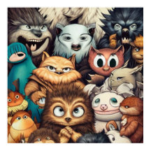 Pequeños monstruitos, educados y aterradores