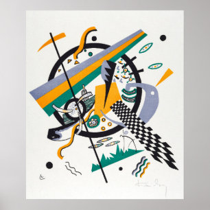 Póster Pequeños Mundos IV de W. Kandinsky