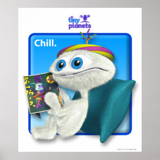 Póster Pequeños Planetas Bong - Chill.
