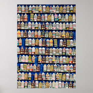 Póster Pequeños recuerdos y regalos holandeses - molinos 