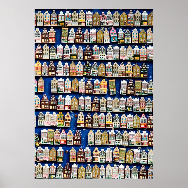 Póster Pequeños recuerdos y regalos holandeses - molinos  (Frente)