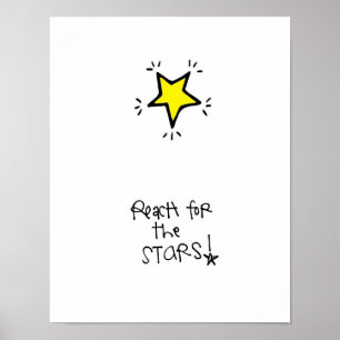 Póster pequeños wobblies alcanzan las estrellas