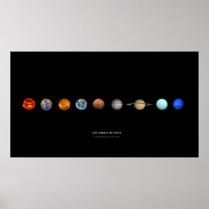 Póster PER ASPERA AD ASTRA - Cita espacial de Galileu