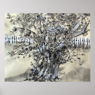 Póster Peral y Estacas / Artista Larry Lerew