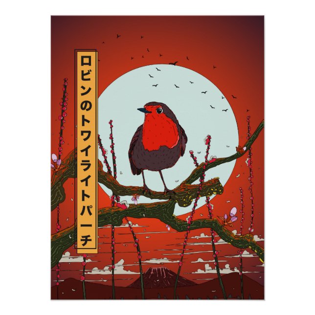 Póster Perca del crepúsculo de Robin (Anverso)