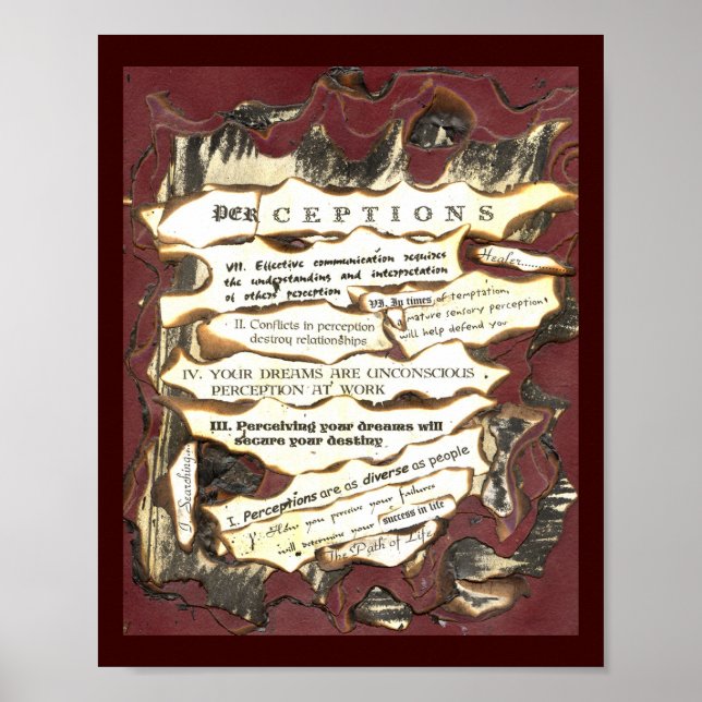 Póster Percepciones (Frente)