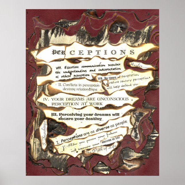 Póster Percepciones (Frente)