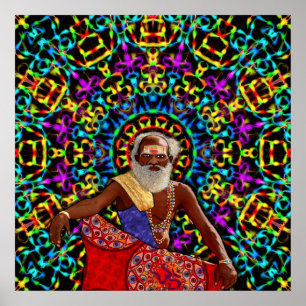 Póster Percepciones alteradas de un hombre sagrado