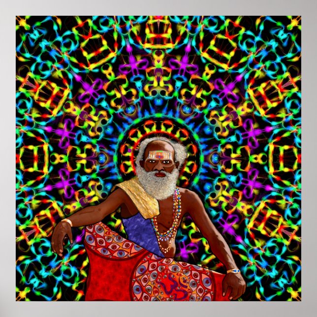 Póster Percepciones alteradas de un hombre sagrado (Frente)