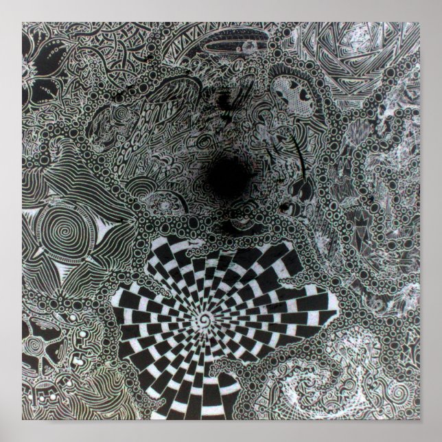 Póster Perception of a Black Hole (Frente)