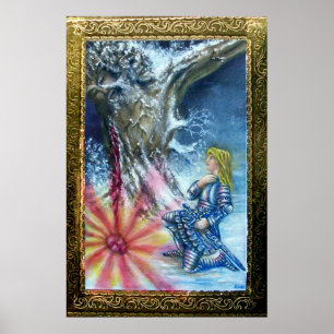 PÓSTER PERCEVAL Y VISIÓN DEL SANTO GRIAL