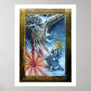 PÓSTER PERCEVAL Y VISIÓN DEL SANTO GRIAL