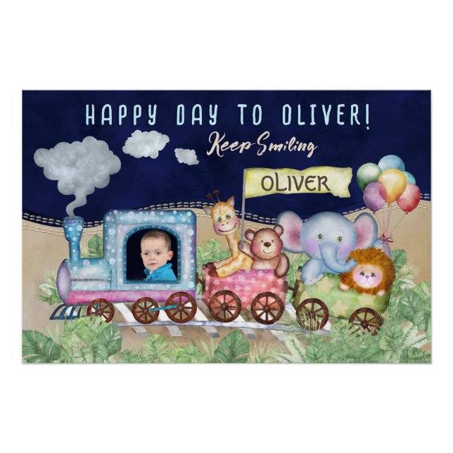 Póster Percha en la pared de cumpleaños (Anverso)