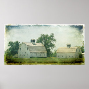 Póster Percheron Barns