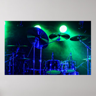 Póster Percusión de niebla