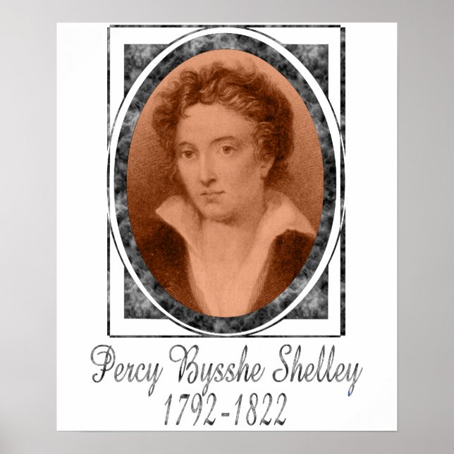 Póster Percy Bysshe Shelley (Frente)