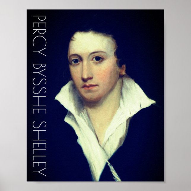 Póster Percy Bysshe Shelley (Frente)