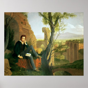 Póster Percy Bysshe Shelley 1845