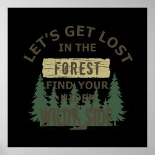 Póster Perdámonos en el bosque