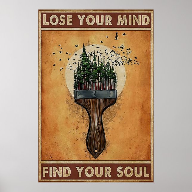 Póster Perder la mente Encuentra tu alma (Frente)