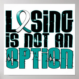 Póster Perder No Es Una Opción El Cáncer Cervical
