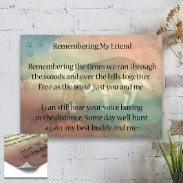 Póster Pérdida de Mascota Beagle