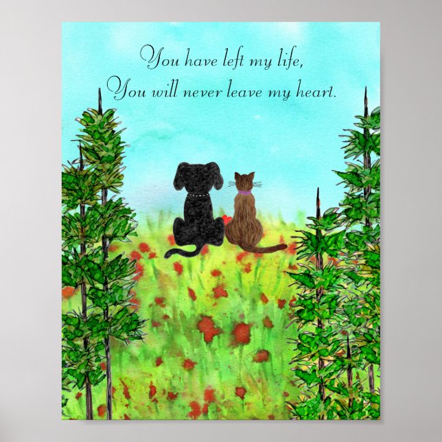 Póster Pérdida de un Poster de simpatía Mascota (Frente)