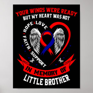 Póster Pérdida del Mes de Conciencia del Hermano Menor CH