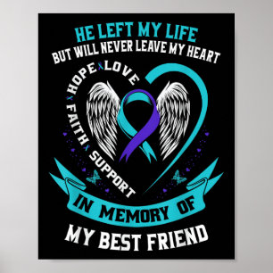 Póster Pérdida En Memoria De Mi Mejor Amigo Conciencia So