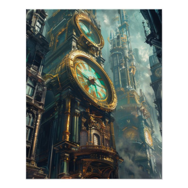 Póster Perdido en el tiempo (Anverso)