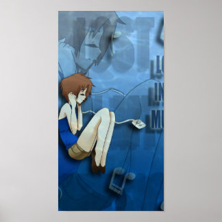 Póster perdido en mi música