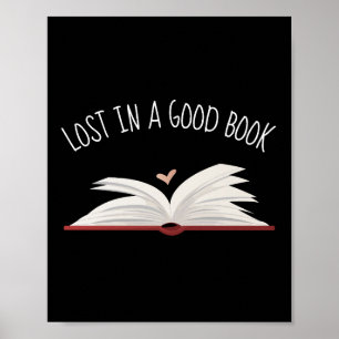 Póster Perdido en un buen libro