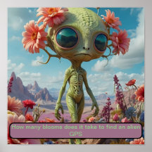 Perdido en un campo de flores