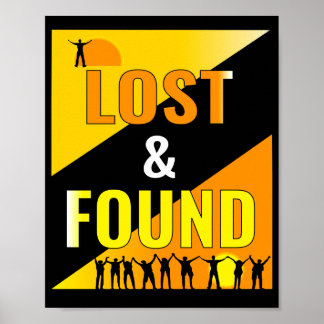 Póster Perdido y encontrado