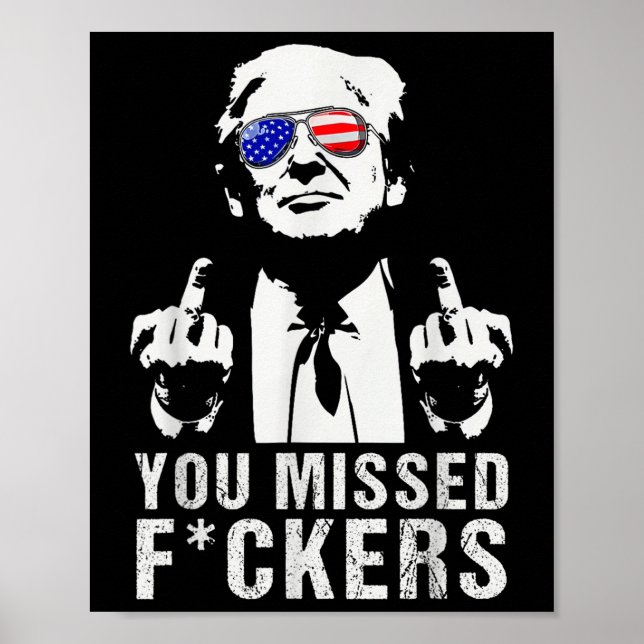 Póster Perdiste al ex presidente Donald Trump de la conex (Frente)