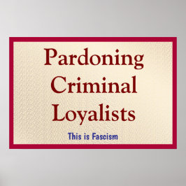 Póster Perdonar a leales criminales