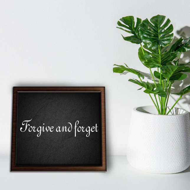 Póster Perdonen y olviden la sabiduría diciendo poster de (Subido por el creador)