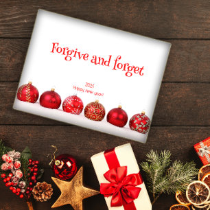 Póster Perdonen y olviden los deseos del año nuevo poster