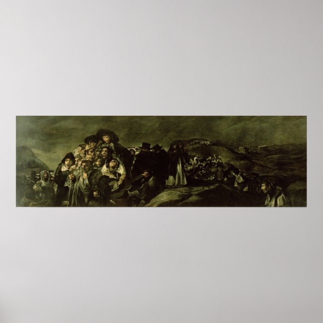 Póster Peregrinación a la Fuente de San Isidro, c.1821/3 (Frente)