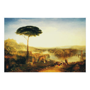 Póster Peregrinación de Childe Harold por Joseph Turner